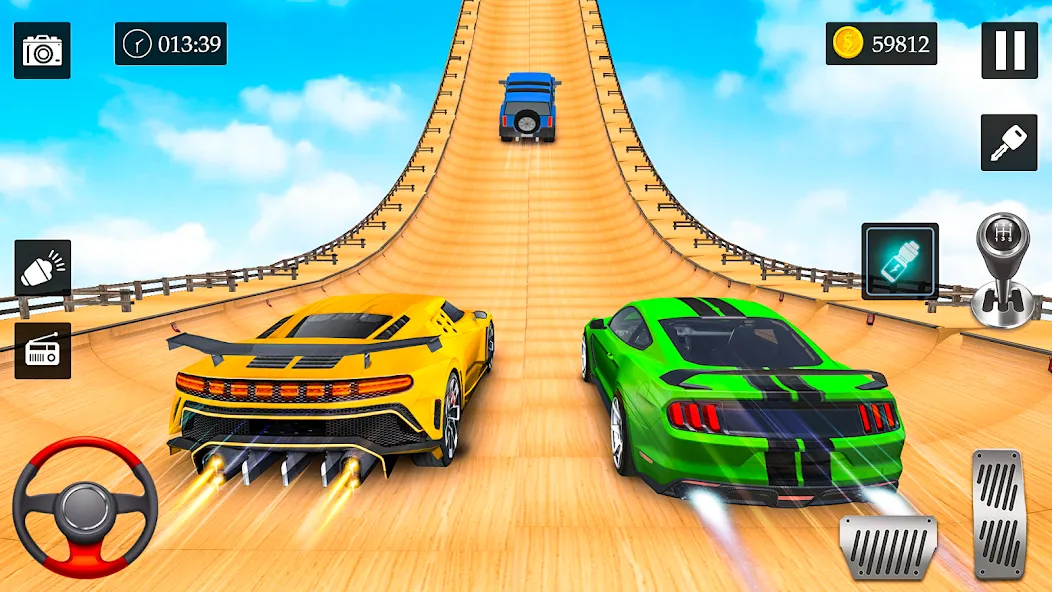 Ramp Car Stunt Racing Game [MOD: безлимитные деньги и все машины открыты] Screenshot 2