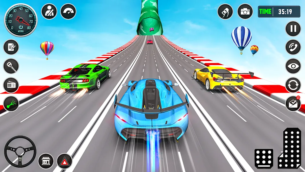 Ramp Car Stunt Racing Game [MOD: безлимитные деньги и все машины открыты] Screenshot 5