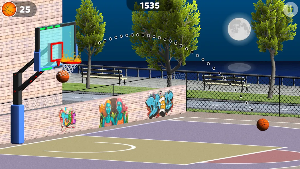 Basketball: Shooting Hoops [MOD: точные броски и много монет] Screenshot 5