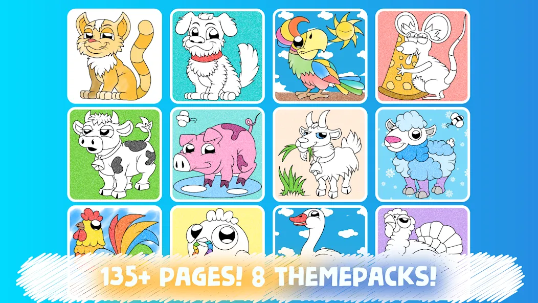 Easy coloring pages for kids [MOD: разблокированы все раскраски] Screenshot 2