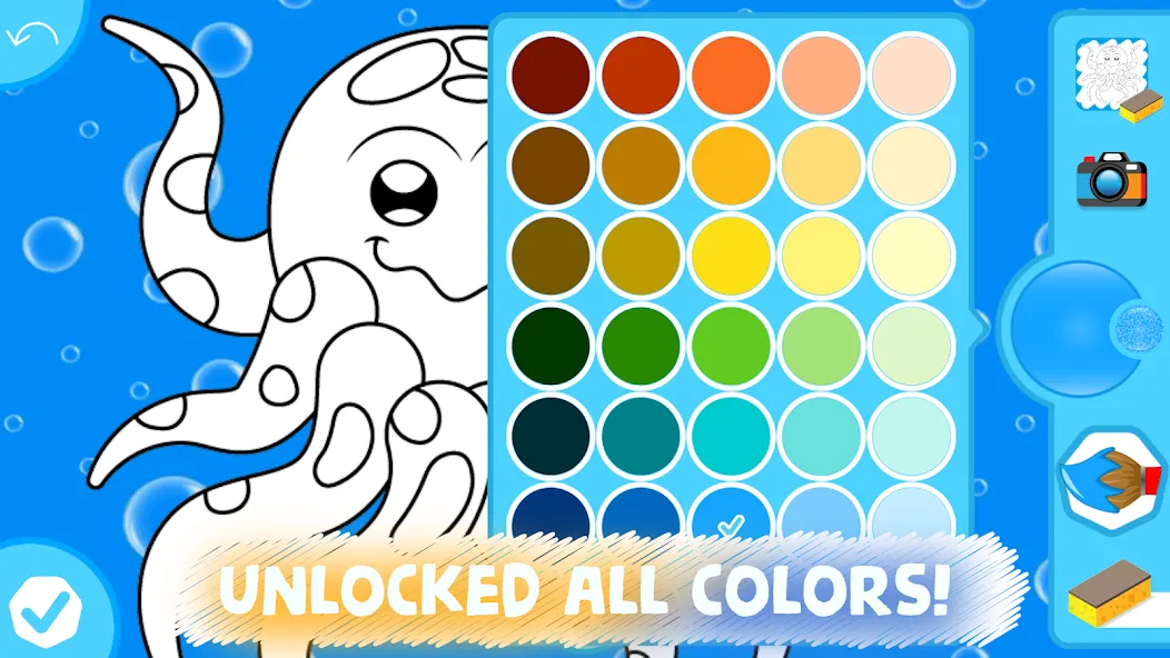 Easy coloring pages for kids [MOD: разблокированы все раскраски] Screenshot 5