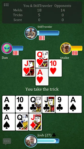Pinochle.Net [MOD: разблокированы все функции и карты] Screenshot 1