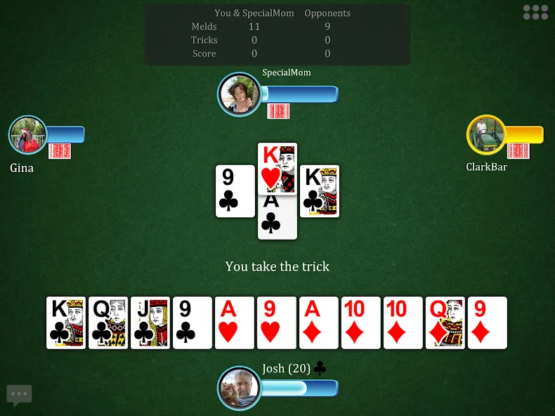 Pinochle.Net [MOD: разблокированы все функции и карты] Screenshot 5
