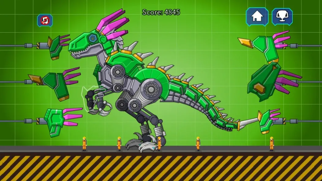 Velociraptor Rex Dino Robot [MOD: много денег и все динозавры открыты] Screenshot 1