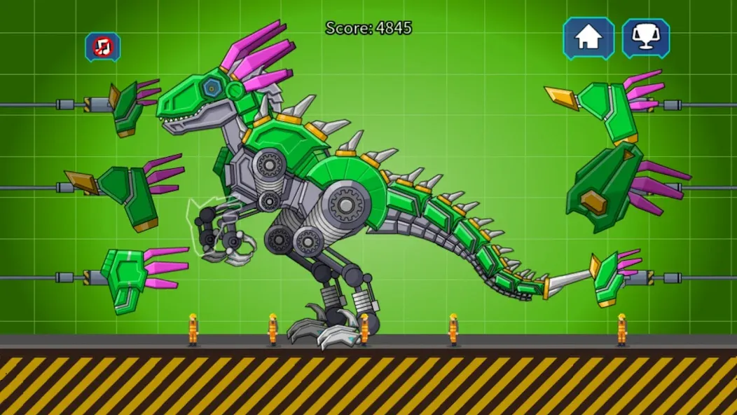 Velociraptor Rex Dino Robot [MOD: много денег и все динозавры открыты] Screenshot 5