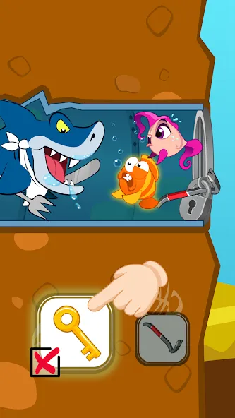 Fish Story: Save the Lover [MOD: безлимитные монеты и все уровни] Screenshot 3