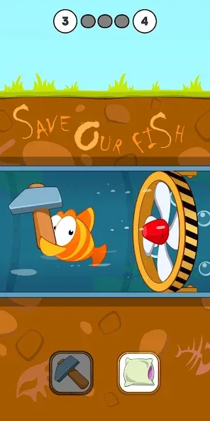 Neptune vs Mermaid: Fish Prank [MOD: безлимитные монеты и рыбы] Screenshot 2
