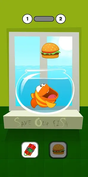 Neptune vs Mermaid: Fish Prank [MOD: безлимитные монеты и рыбы] Screenshot 4