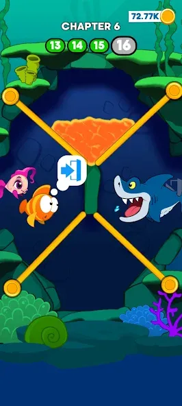 Neptune vs Mermaid: Fish Prank [MOD: безлимитные монеты и рыбы] Screenshot 5