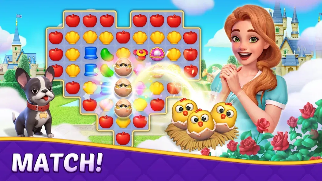 Matching Story - Puzzle Games [MOD: безлимитные подсказки и ходы] Screenshot 4