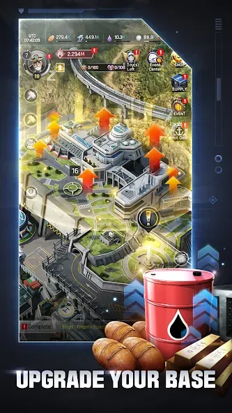 Gunship Battle Total Warfare [MOD: безлимитные ресурсы и усиленный флот] Screenshot 5