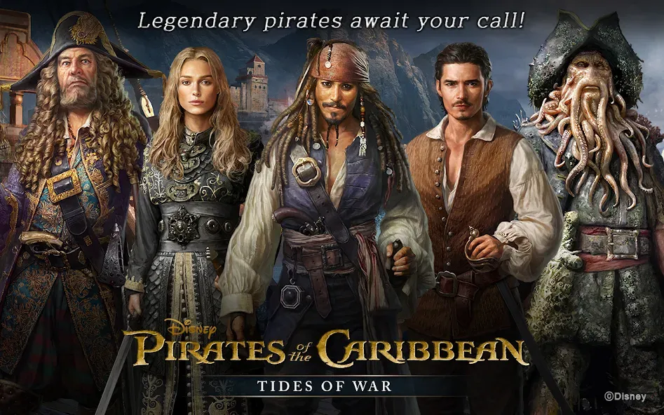 Pirates of the Caribbean: ToW [MOD: безлимитные ресурсы и мощный флот] Screenshot 2