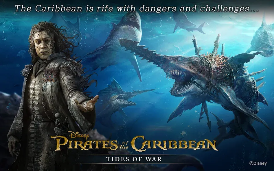 Pirates of the Caribbean: ToW [MOD: безлимитные ресурсы и мощный флот] Screenshot 5