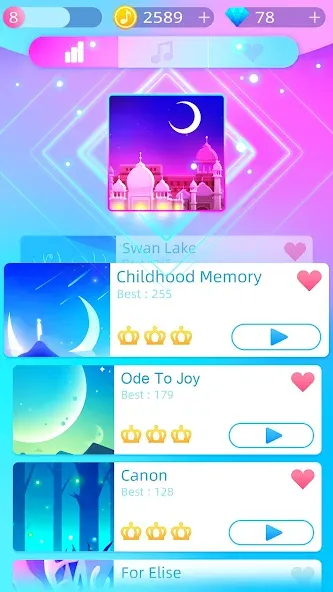 Piano Music Go-EDM Piano Games [MOD: разблокированы все песни и уровни] Screenshot 5