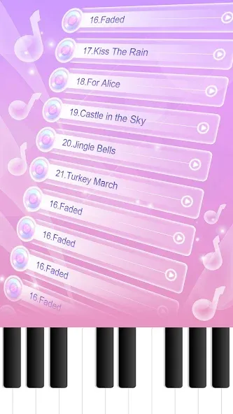 Piano Games Mini: Music Puzzle [MOD: открыты все песни и уровни] Screenshot 5