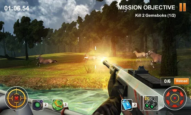 Hunting Safari 3D [MOD: безлимитные деньги и оружие] Screenshot 2