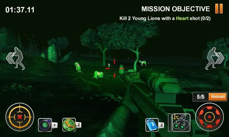 Hunting Safari 3D [MOD: безлимитные деньги и оружие] Screenshot 5