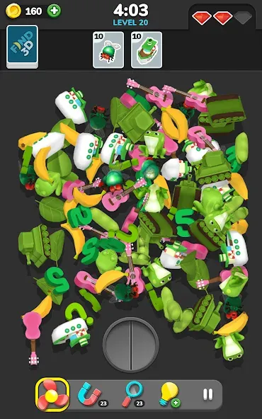 Find 3D - Match 3D Items [MOD: безлимитные подсказки и пропуски] Screenshot 2