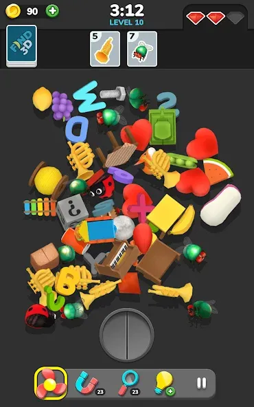 Find 3D - Match 3D Items [MOD: безлимитные подсказки и пропуски] Screenshot 5
