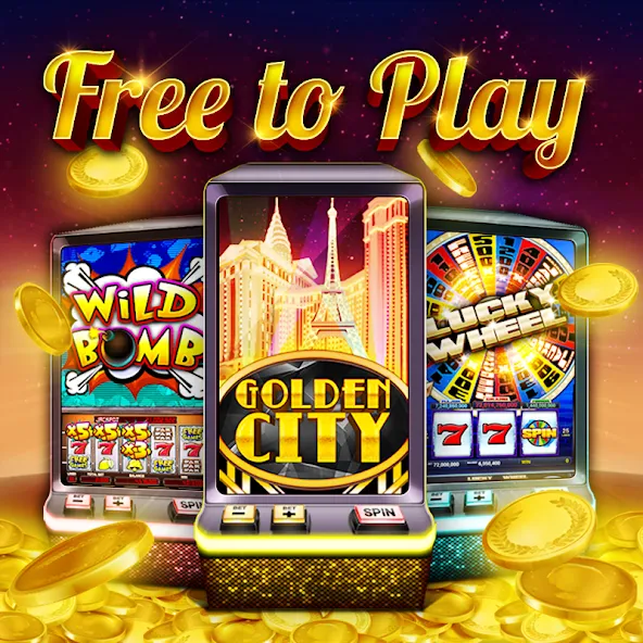 Golden City Casino [MOD: безлимитные монеты и бонусы] Screenshot 1