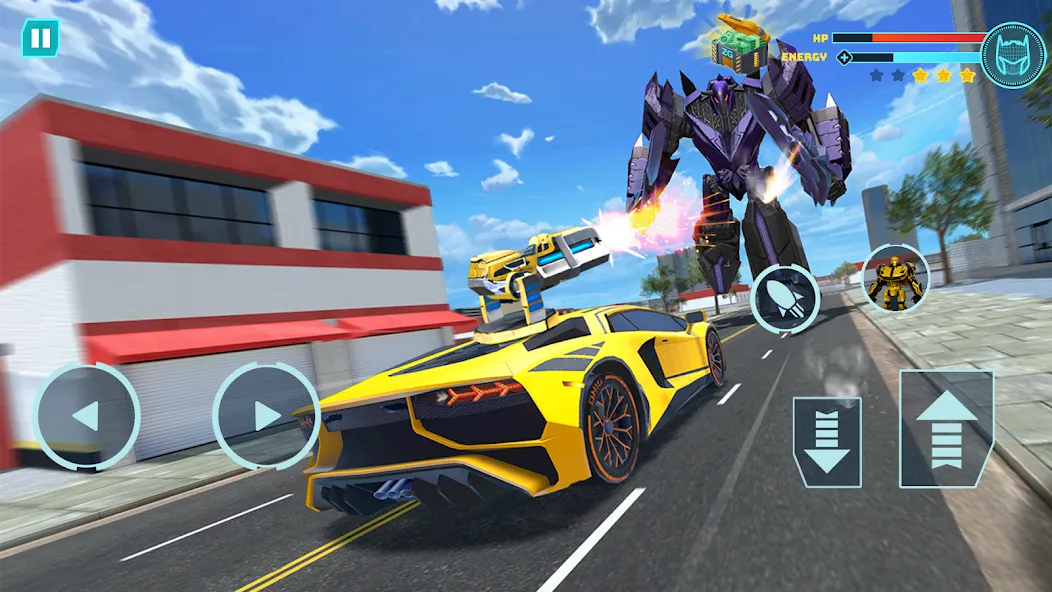Robot Game: Transform &amp; Fight [MOD: безлимитные деньги и мощные роботы] Screenshot 2