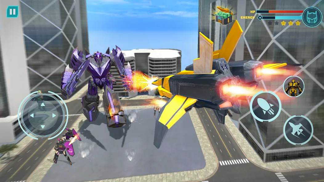 Robot Game: Transform &amp; Fight [MOD: безлимитные деньги и мощные роботы] Screenshot 3