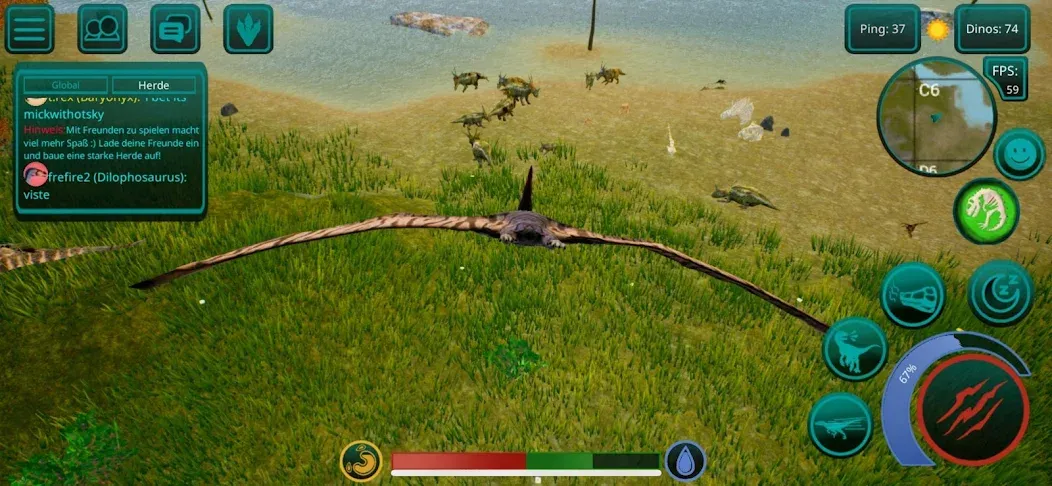 The Cursed Dinosaur Isle: Game [MOD: бесконечные ресурсы и разблокированные динозавры] Screenshot 4