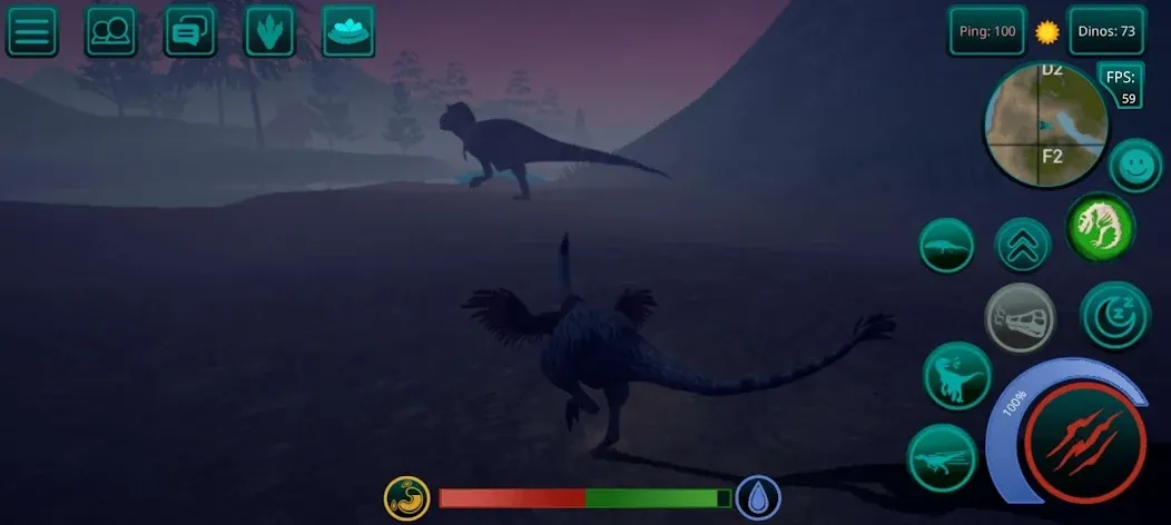 The Cursed Dinosaur Isle: Game [MOD: бесконечные ресурсы и разблокированные динозавры] Screenshot 5