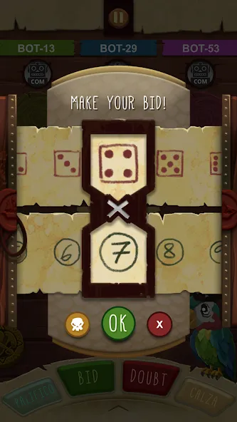 Pirate's Dice [MOD: безлимитные деньги и усиленные кости] Screenshot 2