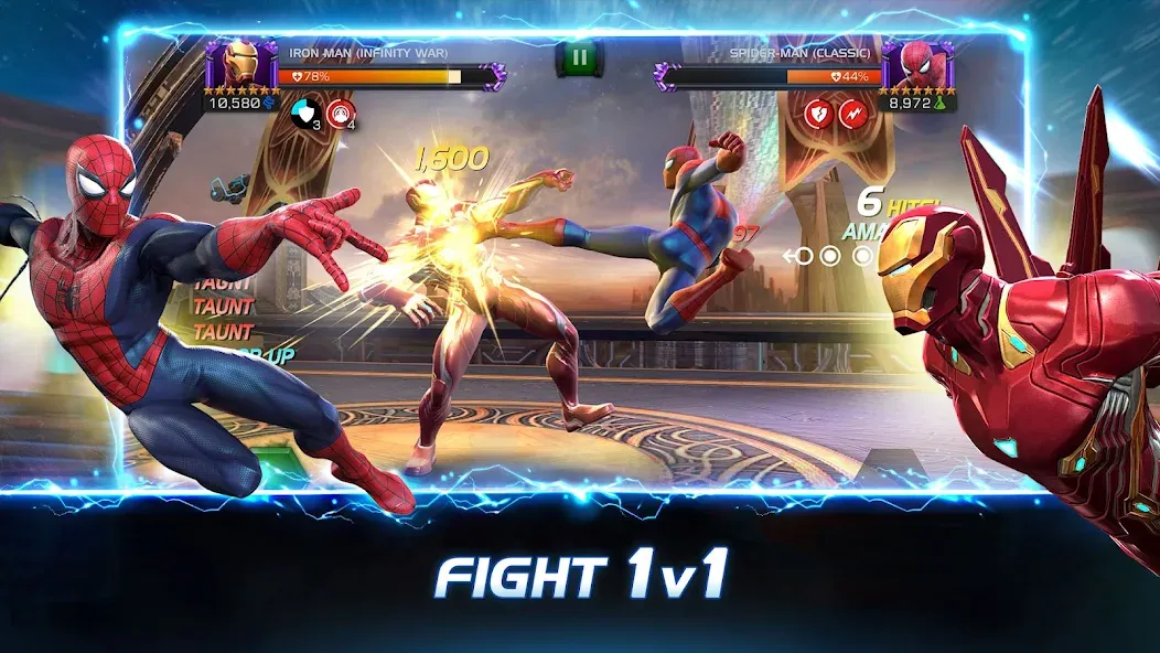 Marvel Contest of Champions [MOD: безлимитные кристаллы и усиленные герои] Screenshot 1