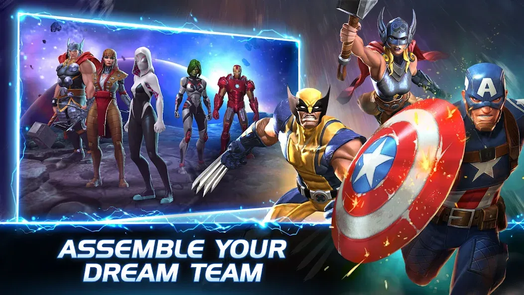 Marvel Contest of Champions [MOD: безлимитные кристаллы и усиленные герои] Screenshot 3