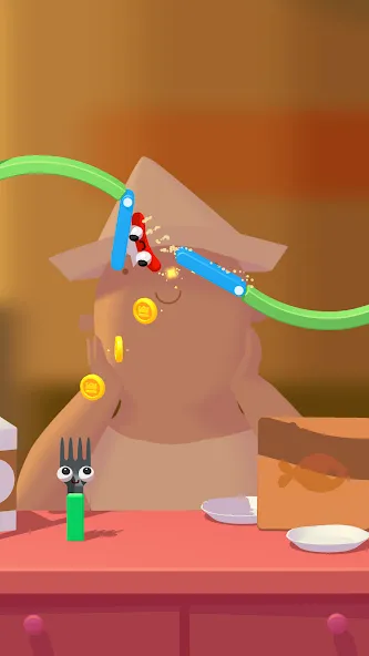 Fork N Sausage [MOD: безлимитные деньги и жизни] Screenshot 2