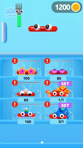 Fork N Sausage [MOD: безлимитные деньги и жизни] Screenshot 4
