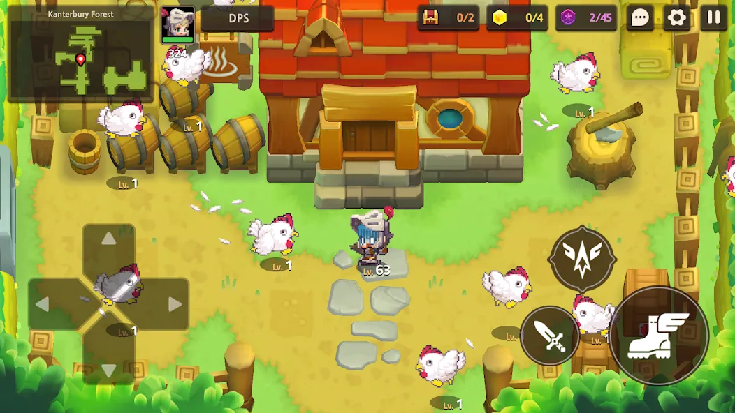 Guardian Tales [MOD: безлимитные ресурсы и премиум] Screenshot 1