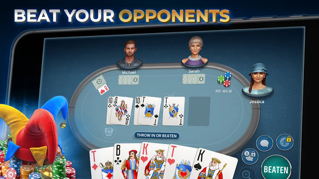 Durak Online by Pokerist [MOD: безлимитные монеты и открыты аватары] Screenshot 1