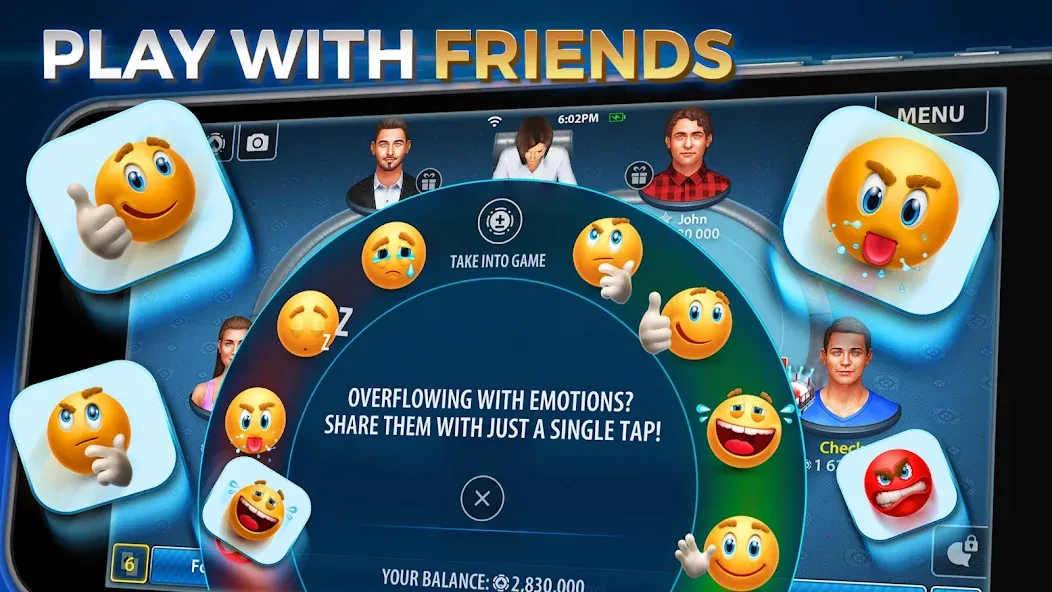 Texas Hold'em Poker: Pokerist [MOD: безлимитные фишки и премиум открыт] Screenshot 4