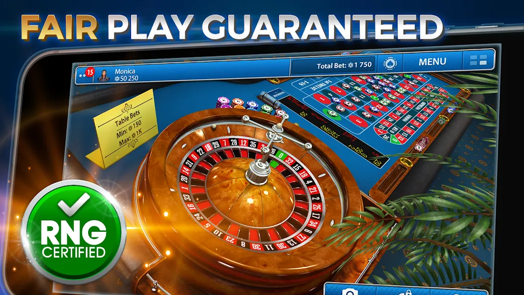 Casino Roulette: Roulettist [MOD: безлимитные фишки и удача] Screenshot 1