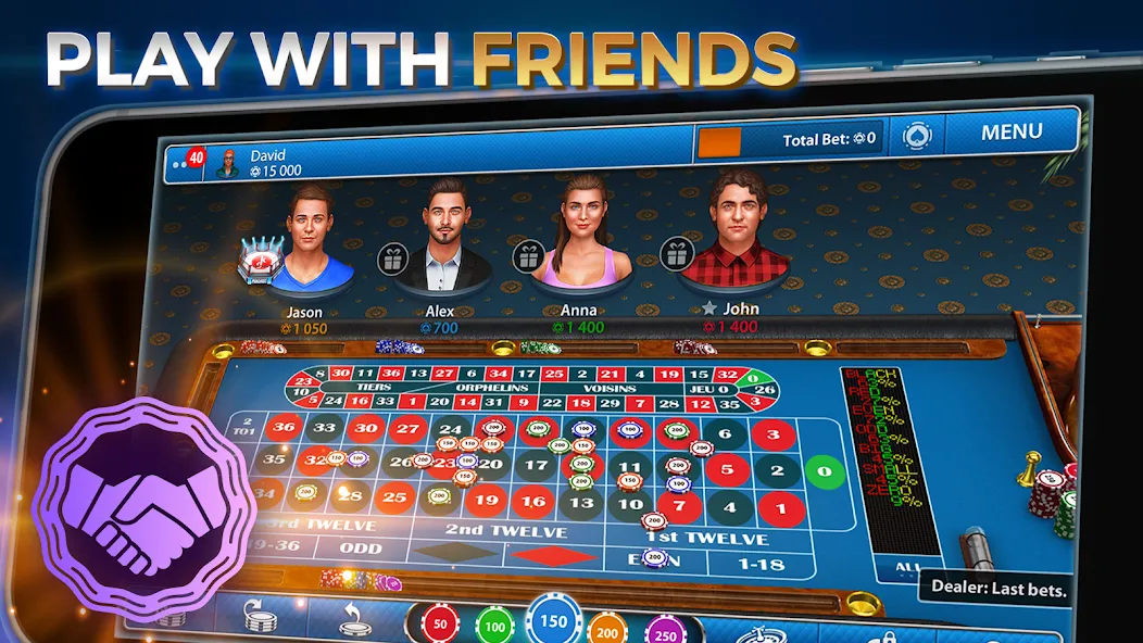 Casino Roulette: Roulettist [MOD: безлимитные фишки и удача] Screenshot 4