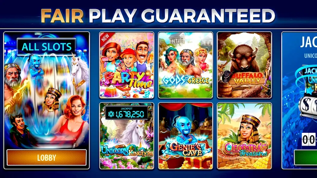 Vegas Casino &amp; Slots: Slottist [MOD: безлимитные монеты и бонусы] Screenshot 1