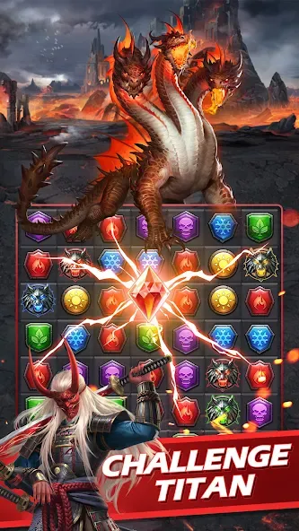 MythWars &amp; Puzzles: RPG Match3 [MOD: безлимитные ресурсы и энергия] Screenshot 2