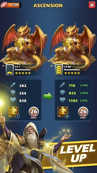 MythWars &amp; Puzzles: RPG Match3 [MOD: безлимитные ресурсы и энергия] Screenshot 5