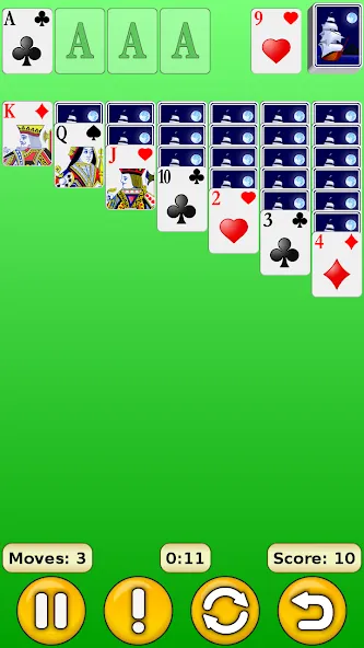 Solitaire [MOD: без рекламы и безлимитные подсказки] Screenshot 1