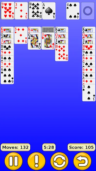 Solitaire [MOD: без рекламы и безлимитные подсказки] Screenshot 3