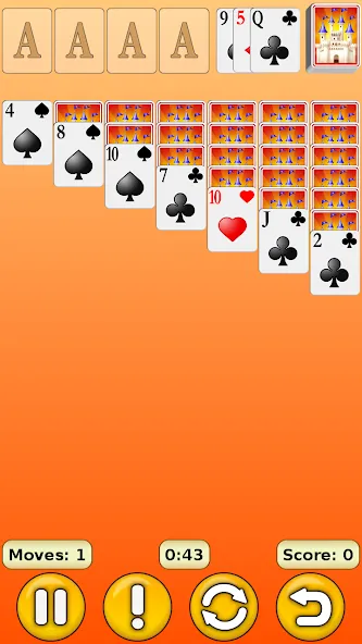 Solitaire [MOD: без рекламы и безлимитные подсказки] Screenshot 4