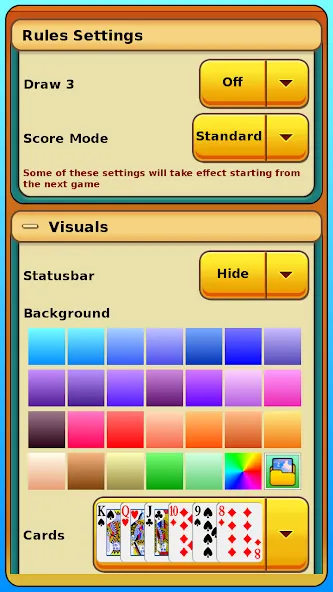 Solitaire [MOD: без рекламы и безлимитные подсказки] Screenshot 5
