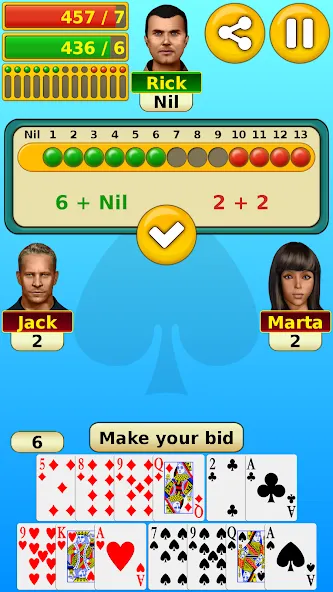 Spades [MOD: безлимитные монеты и разблокированы все уровни] Screenshot 1
