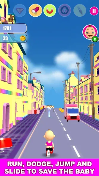 Baby Run The Babysitter Escape [MOD: открыты все уровни и скины] Screenshot 1