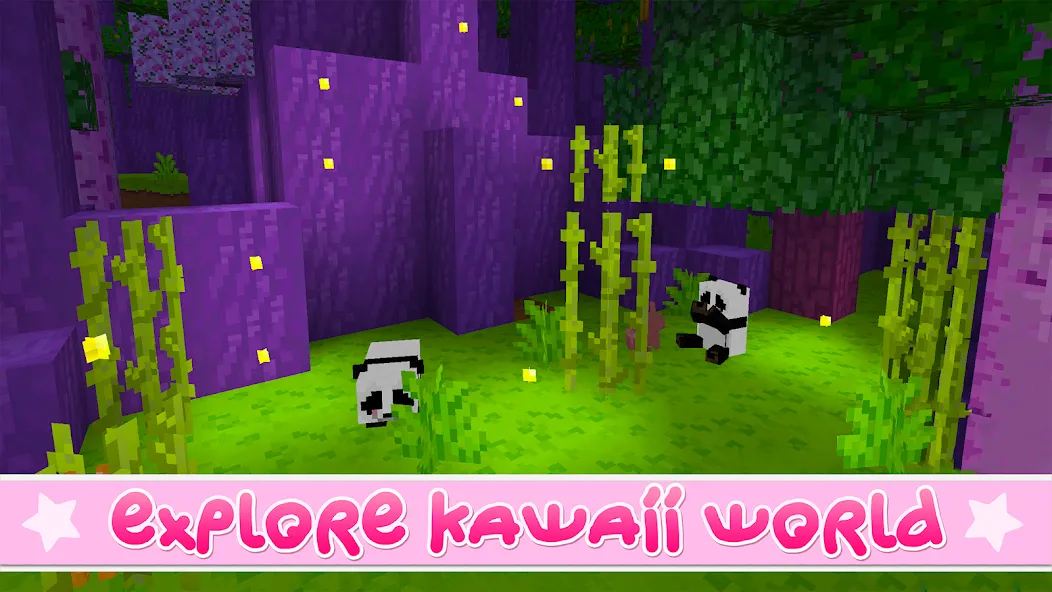 Kawaii World - Craft and Build [MOD: новые блоки и бесплатное строительство] Screenshot 3