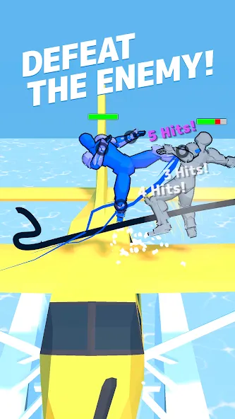 Draw Action: Freestyle Fight [MOD: открыты все бойцы и без рекламы] Screenshot 2