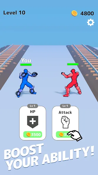 Draw Action: Freestyle Fight [MOD: открыты все бойцы и без рекламы] Screenshot 4